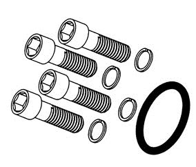 1990-40-08X2.25 by Brennan Inc. | -40 Grade 8 Socket Head Bolt Kit | Code 61 | Steel