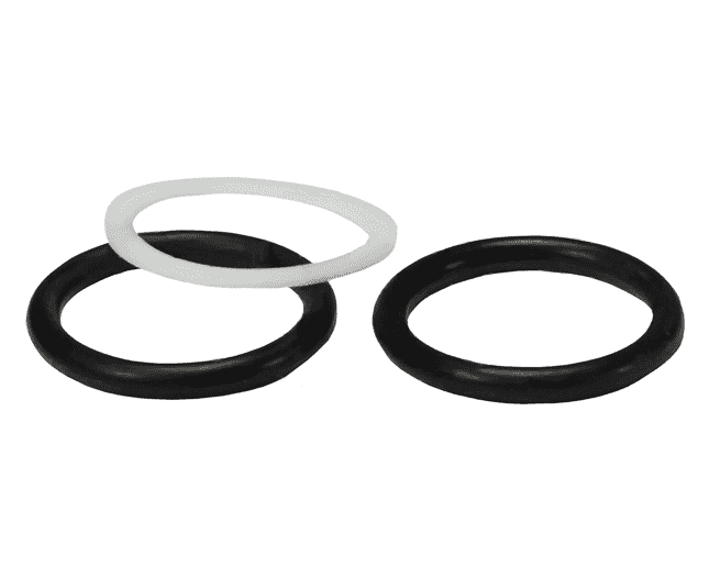 P-8H-SKIT by Dixon Valve | Hydraulic Quick Disconnect Coupling | H-Series | ISO-B Coupler Seal Kit | Fits 1" Body Size | EPDM Seal | 2 O-Rings & 1 PTFE Anti-Extrusion Ring