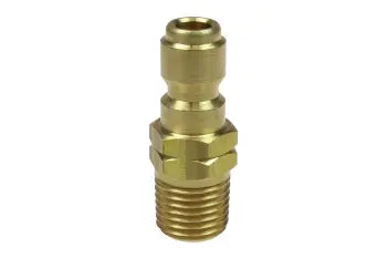 1109STB by Coilhose | Straight Through Series Connector | 1/2" Male NPT Thread | Straight | Brass