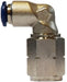 20090N (20-090N) by Midland | Push-In Fitting | Female Swivel | 1/4" Tube OD x 1/4" Female NPTF | 90° Elbow | Nickel Plated Brass