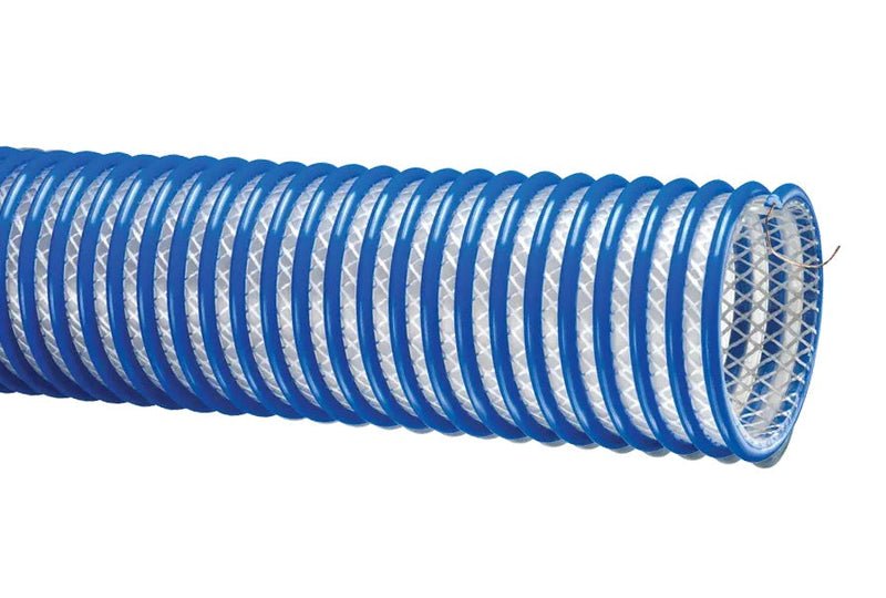 2020-200X100 Tigerflex® by Kuriyama | 2020™ Series | Heavy-Duty Food Grade Fabric Reinforced Material Handling Hose | with Grounding Wire | Polyurethane | 2" ID | 2.65" OD | 100ft Length