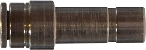 20512 (20-512) by Midland | Push-In Fitting | Reducer | 1/4" Tube OD x 3/8" Stud | Straight | Nickel Plated Brass