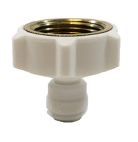 20953P by Midland | Push-In Tube Fitting | Female Connector | 1/4" Tube OD x 1/2" Female BSP | Straight | Plastic