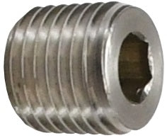 2190800SS by Dixon Valve | Hex Socket Plug | 1/2" Male NPT | 316 Stainless Steel