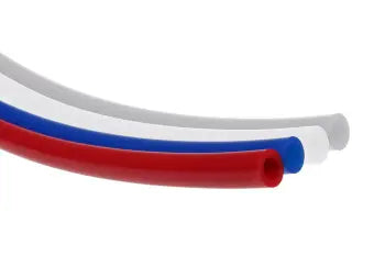 PT0PT0404-100RBWC by Coilhose | Bonded Multi-Color Ribbon Tubing | 1/4" OD x .160" ID | Quad Tube | Red/Blue/White/Clear | Polyurethane | 100ft