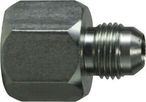 24061012 by Midland | Hydraulic JIC Reducer / Expander | 5/8" Female JIC 37° Flare x 3/4" Male JIC 37° Flare | Straight | Steel