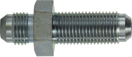 2700-LN-20-20 by Midland | Hydraulic JIC Bulkhead Union | With Lock Nut | 1-1/4" Male JIC 37° Flare x 1-1/4" Male JIC 37° Flare | Steel