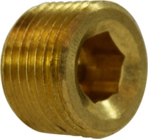28098LF (28-098LF) by Midland | Lead Free Pipe Fitting | Countersunk Plug Hex | 1" Male Pipe | Brass
