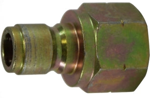 28681 (28-681) by Midland | ST Series (High Flow) Pneumatic Female Plug | 1" Female Pipe | 1" Body Size | Straight | Steel
