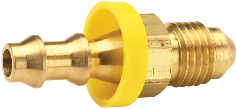 2860812C by Dixon Valve | Push-On Hose Barb Fitting | Male 37° JIC | 1/2" Tube OD | 1/2" Hose ID x 1/2" Male JIC | Brass