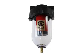 8922RD by Coilhose | Heavy Duty Series Coalescing Filter | Bowl Guard | Auto Drain | 1/4" Pipe Size | Die Cast Aluminum