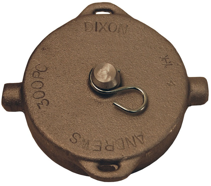 300-PC-AL by Dixon Valve | Tank Transport Equipment | Pipe Cap | 3" Female NPSM | Aluminum