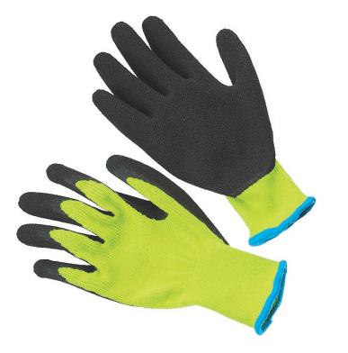 300BLP-XL by Seattle Gloves | Latex Palm and Fingertips Gloves | X-Large | Black | Pack of 12