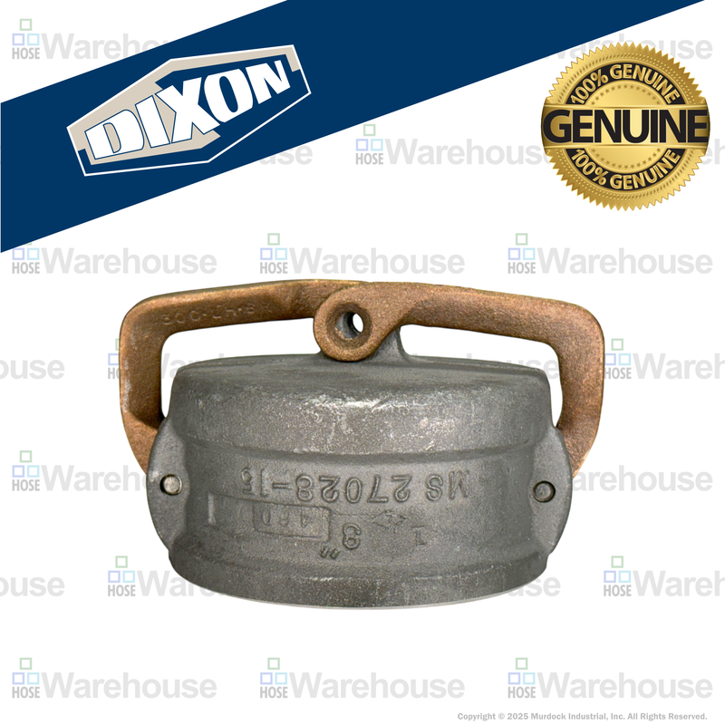 300DC-LAL by Dixon Valve | Cam & Groove Lockable Dust Cap | Type DC | 3" Coupler End | Aluminum