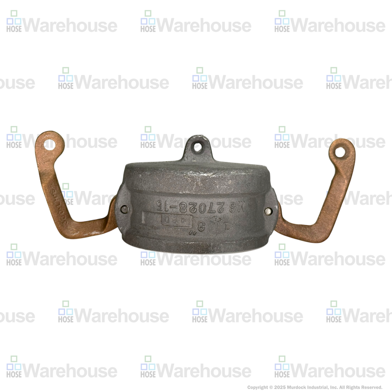 300DC-LAL by Dixon Valve | Cam & Groove Lockable Dust Cap | Type DC | 3" Coupler End | Aluminum