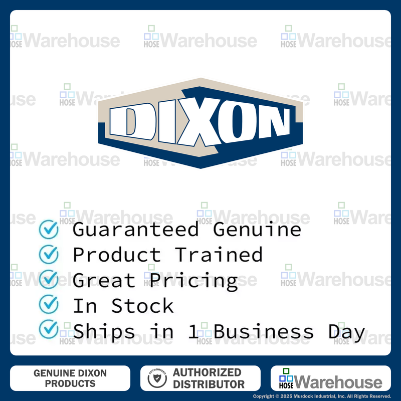 AM28 Air King® by Dixon Valve | Pneumatic Fitting | 4-Lug Threaded End | Chicago Style x 2" Female NPT | Iron