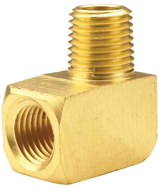 3041208C by Dixon Valve | 90° Street Elbow | 3/4" Female NPTF x 1/2" Male NPTF | Extruded Brass