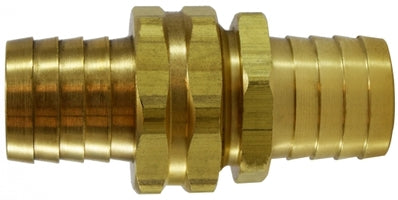 30543 (30-543) by Midland | Garden Hose Fitting | NPSM Short Shank Set | 1" Hose Barb | Straight | Brass