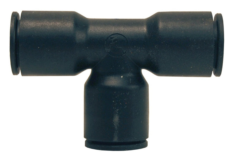 31046000 by Dixon Valve | Legris Push-In Fitting | Union Tee | 3/8" Tube OD | Nylon