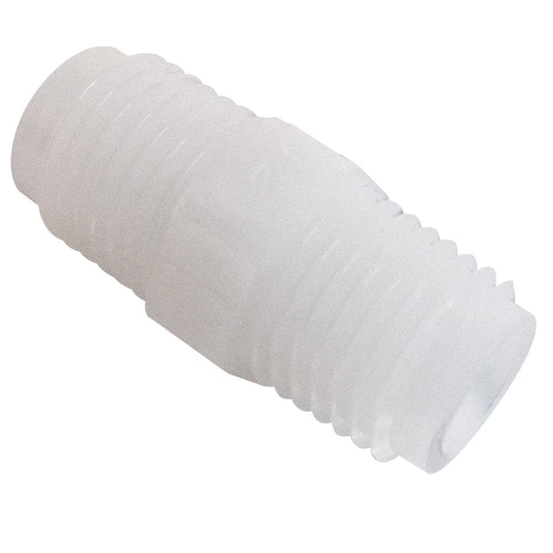 316P-4-2N by Parker | Pipe Fitting | 1/4" Male NPT Pipe Thread x 1/8" Male NPT Pipe Thread | 9/16" Hex | 1.13" Length | Straight | White | Nylon