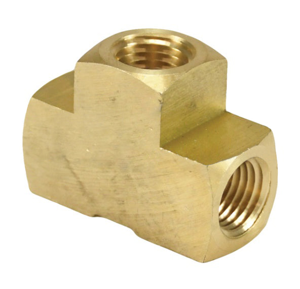 3220202C by Dixon Valve | Female Tee | 1/8" Female NPTF x 1/8" Female NPTF x 1/8" Female NPTF | Extruded Brass