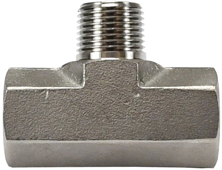 3240202SS by Dixon Valve | Male Branch Tee | 1/8" Female NPT x 1/8" Female NPT x 1/8" Male NPT (Branch) | 316 Stainless Steel