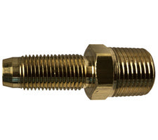 32758 (32-758) by Midland | Reusable Male Stem | 1/4" Hose ID x 1/4" Male NPT | Straight | Brass