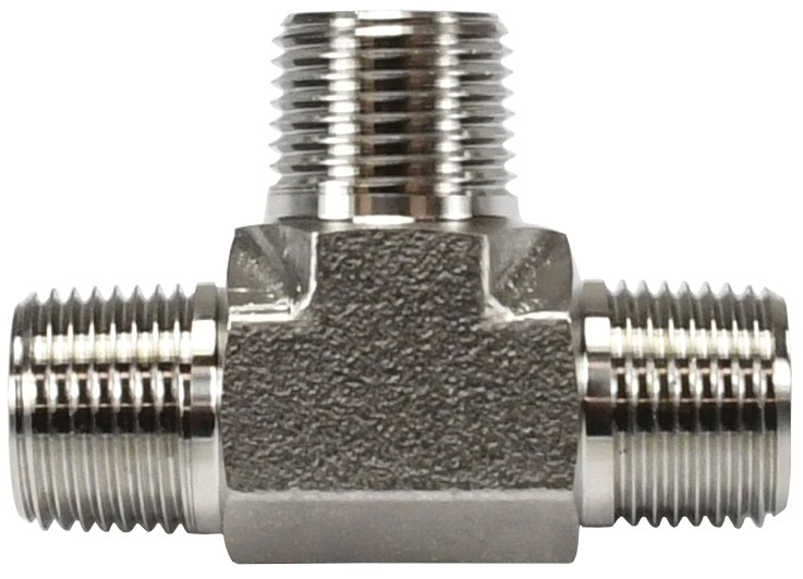 3280808SS by Dixon Valve | Male Tee Adapter | 1/2" Male NPT x 1/2" Male NPT x 1/2" Male NPT | 316 Stainless Steel