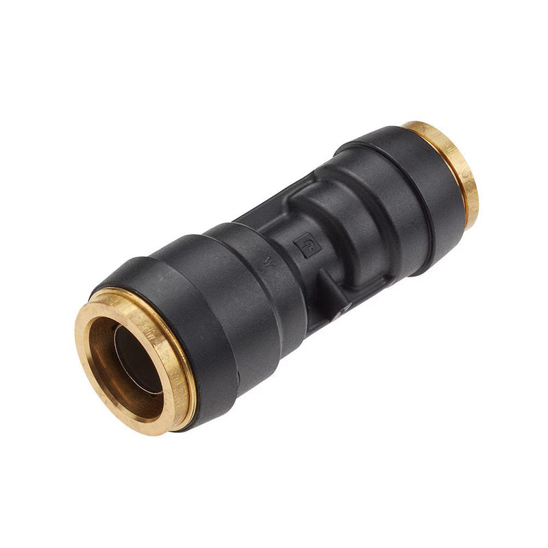 32PTC-4 by Parker | Tube to Tube Fitting | Union | 1/4" Push-to-Connect x 1/4" Push-to-Connect | 1.33" Length | Straight | Composite | Pack of 10