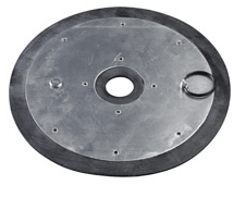337665 by Alemite | Pump Accessory | Follower Plates | Drumsize: 35 Lb. | Tube Diameter: 1-1/8" | 11.27" OD | use with RAM (9911 Series)