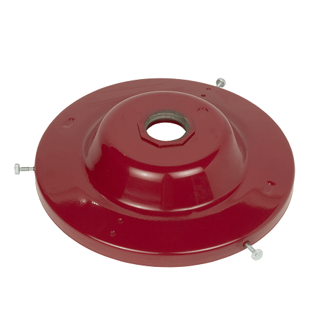 338977 by Alemite | Pump Accessory | Drum Covers | Bung Mount | Bung Opening: 2" NPTF | Drum Size: 120 Lb. / 16 Gallon | Steel