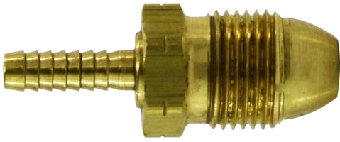 34084 by Midland | Pol Fitting | Tailpiece | Male Pol x 1/4 Hose Barb | 7/8 Hex | Straight | Brass