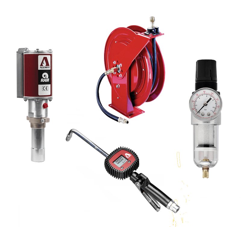 343076 by Alemite | Pump/Reel/Meter Package