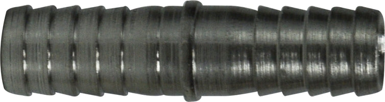 34532 by Midland | Beverage Fitting | Hose Splicer | 3/16" Hose ID x 3/16" Hose ID | Straight | 304 Stainless Steel