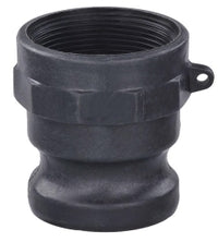 35910 (35-910) by Midland | Cam and Groove (Lite Pattern) | Type A | 1/2" Male Adapter x 1/2" Female NPT | Straight | Polypropylene
