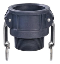 35920 (35-920) by Midland | Cam and Groove (Lite Pattern) | Type B | 1/2" Female Coupler x 1/2" Male NPT | Straight | Polypropylene