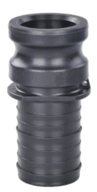 35957 (35-957) by Midland | Cam and Groove (Lite Pattern) | Type E | 3" Male Adapter x 3" Hose Shank | Straight | Polypropylene