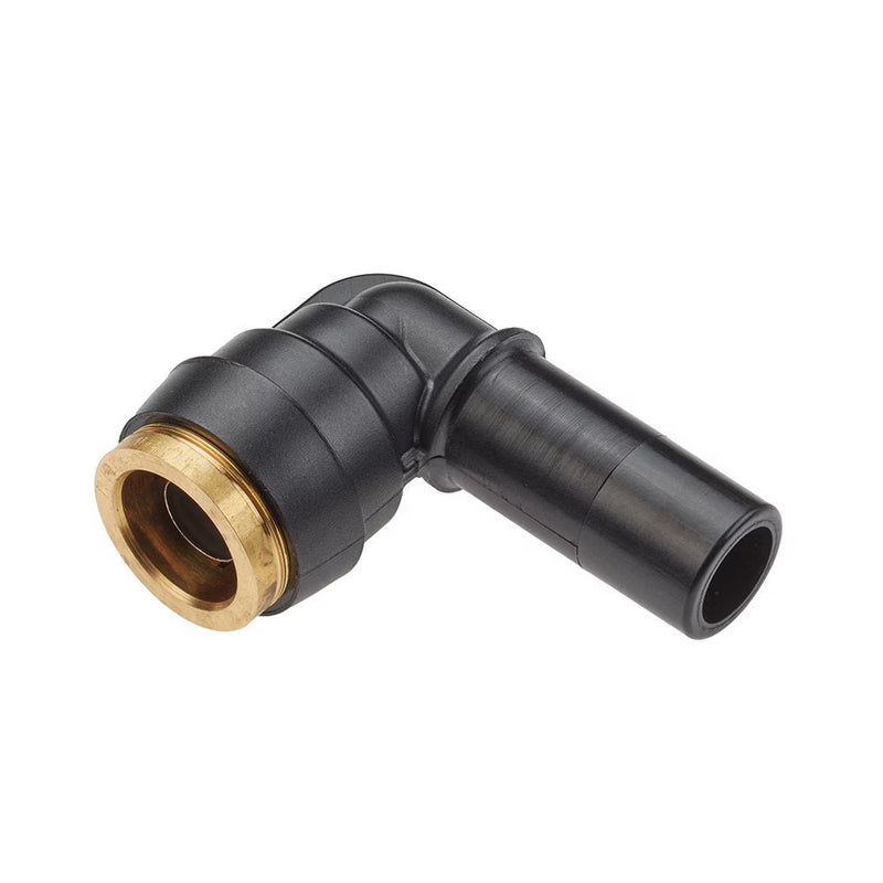 369PTCSP-4-4 by Parker | Plug-In Fitting | 1/4" Push-to-Connect x 1/4" Plug-In Stem | 90° Elbow | Composite | Pack of 10
