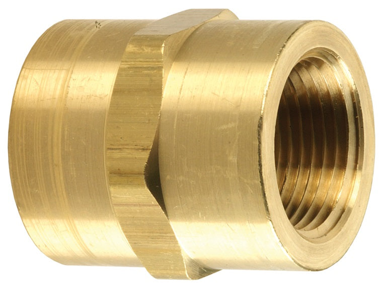 3711616C by Dixon Valve | Female Hex Coupling | 1" Female NPTF x 1" Female NPTF | Brass