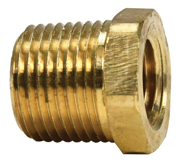 3730402CLF by Dixon Valve | Reducer Hex Bushing | 1/4" Male NPTF x 1/8" Female NPTF | Lead-Free Brass
