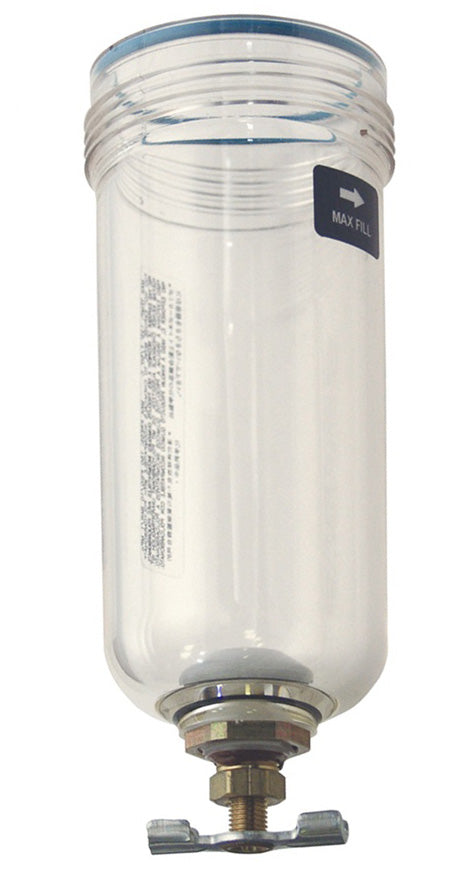 3776-50 by Dixon Valve | Series 1 | Filter Bowl | Transparent Bowl with Manual Drain | Used On F08 Series 1 Filters