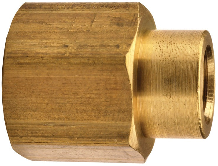 3770604C by Dixon Valve | Reducer Coupling Adapter | 3/8" Female NPTF x 1/4" Female NPTF | Brass