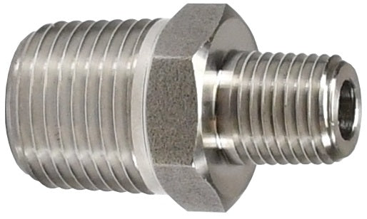 3791612SS by Dixon Valve | Reducer Hex Nipple | 1" Male NPT x 3/4" Male NPT | 316 Stainless Steel