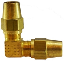 38196 (38-196) by Midland | DOT Air Brake Fitting (Copper Tubing) 1/4" Tube OD | 90° Elbow | Brass