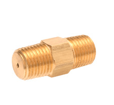 383588-1 by Alemite | Spray Nozzles | Inlet/Outlet: 1/4" Male NPTF | Brass