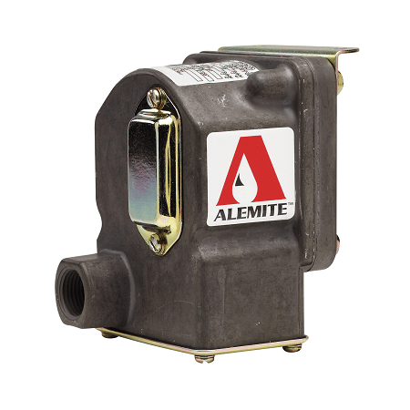 385033 by Alemite | Oil Mist Accessory | 1/4" Female NPT Pipe Connection and 1/2" Female NPSM Conduit Connection | Mist Pressure Switch