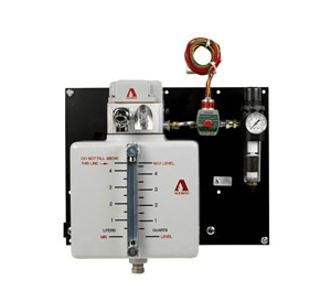 3943-DD by Alemite | Oil Mist Generator | CFM Nominal: 2.3 | Flow Range: 0.8-3.1 CFM | Reservoir Capacity: 1 gal/3.8 Liter | Mounting Plate