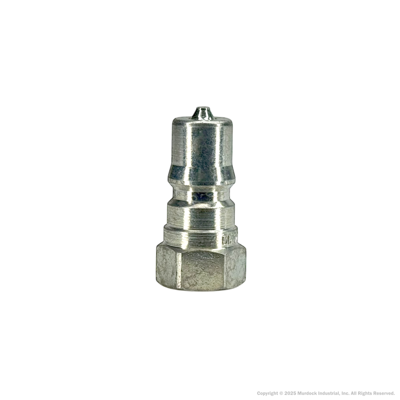 H3F3 by Dixon Valve | Hydraulic Quick Disconnect Coupling | H-Series | 3/8" Female NPTF x 3/8" ISO-B Interchange | Plug | Steel