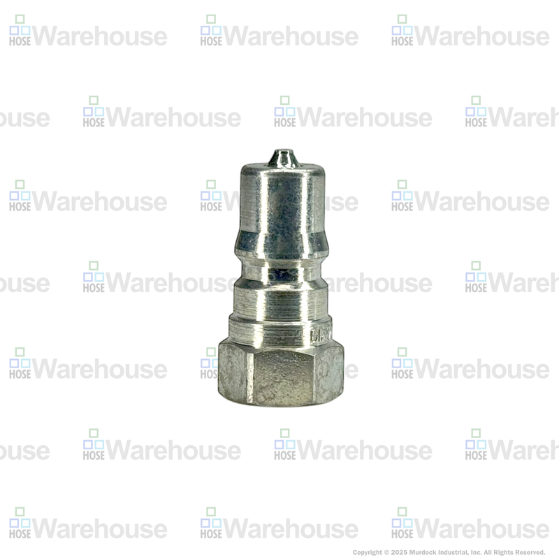 H3F3 by Dixon Valve | Hydraulic Quick Disconnect Coupling | H-Series | 3/8" Female NPTF x 3/8" ISO-B Interchange | Plug | Steel