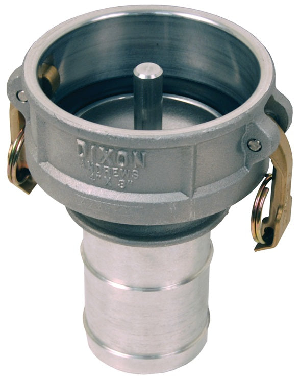 4030-CVR-AL by Dixon Valve | Vapor Recovery Coupler with Probe | No Poppet | 4" Coupler x 3" Hose Shank | Aluminum
